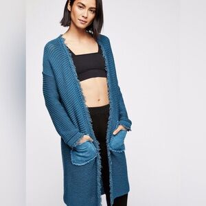 Free People Wouldn’t Knit Be Nice Cardi Woodstock Cardigan